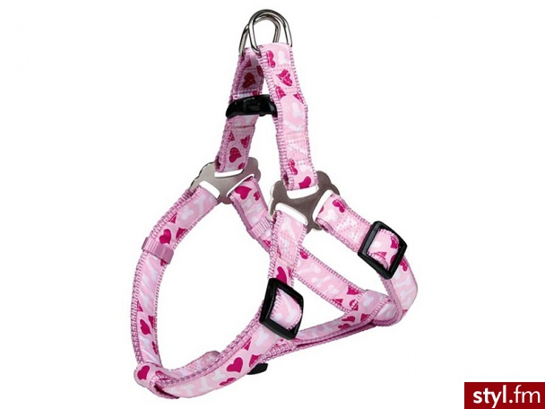 Trixie Harness Modern Art Rose Heart - Szelki - 50-65 Cm/20 Mm - Rozmiar M - Psy Zwierzaki