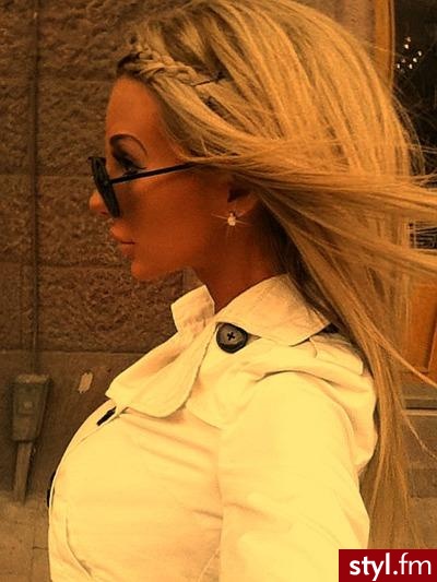 Blond Rozpuszczone Proste Na co dzień Średnie Fryzury