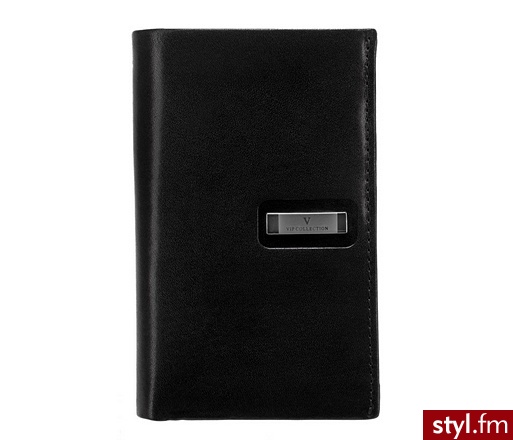 VIP COLLECTION ETUI NA KARTY KREDYTOWE (V03-02-133-10) czarny - Portfele i etui Dodatki Moda