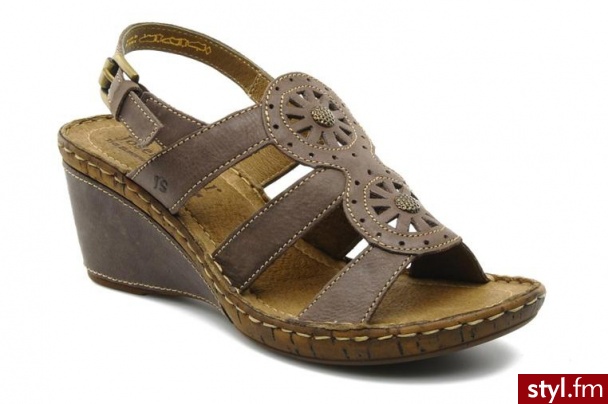 Josef Seibel KOTURNY SALMA 08 BY JOSEF SEIBEL (Brązowy) - Koturny Buty Moda