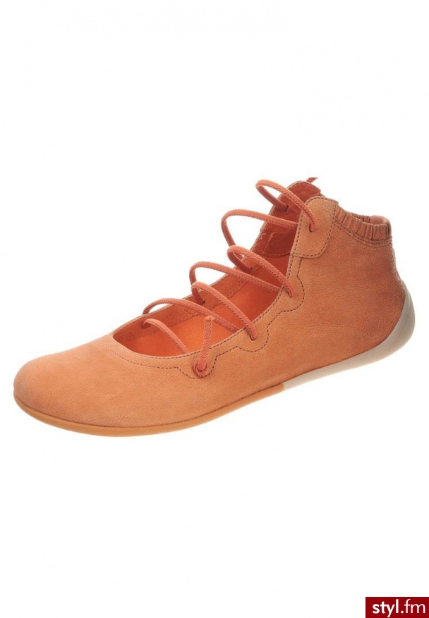 Camper PEU CIRCUIT Baleriny z zapięciem pomarańczowy - Balerinki Buty Moda