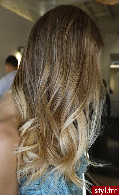 Blond Rozpuszczone Proste Na co dzień Długie Fryzury