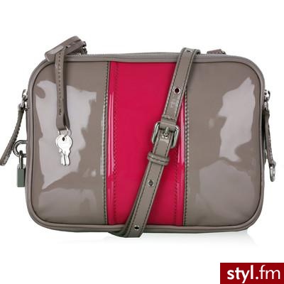 Grey Patent Lily Bag by D&G Dolce&Gabbana - Polyvore. Pobrano ze strony: http://www.polyvore.com/grey_patent_lily_bag_dolce/thing?id=9715211 - Pozostałe Torebki Moda