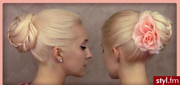 Blond Upięcie Proste Na co dzień Długie Fryzury