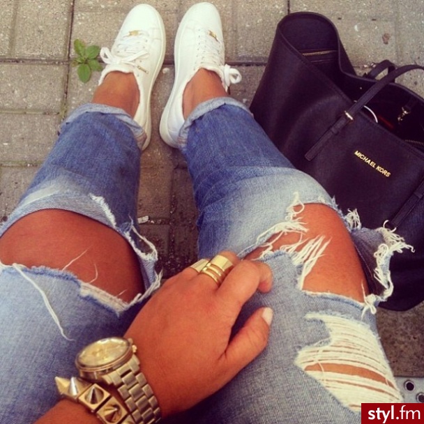 Jeansy Spodnie Moda