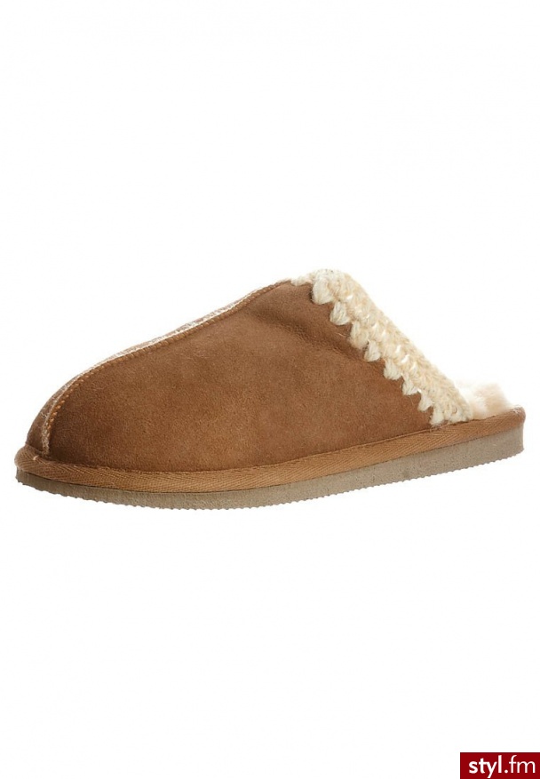 Shepherd Kapcie brązowy - Pozostałe Buty Moda