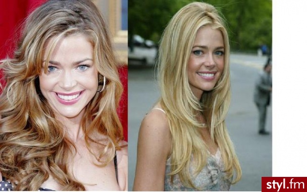 Denise Richards.... Hmm która wersja lepsza???? - Długie Fryzury