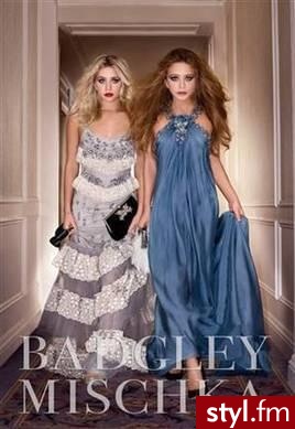 Siostry Olsen w kreacjach Badgley Mischka xD - Pozostałe Ciuchy Moda