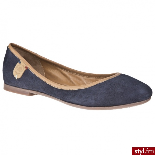 Napapijri Baleriny Berit 0671620 Dark Blue 069 - Balerinki Buty Moda
