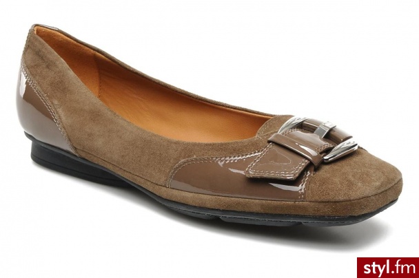 Geox Balerinki D Stefany A by (Brązowy) - Balerinki Buty Moda