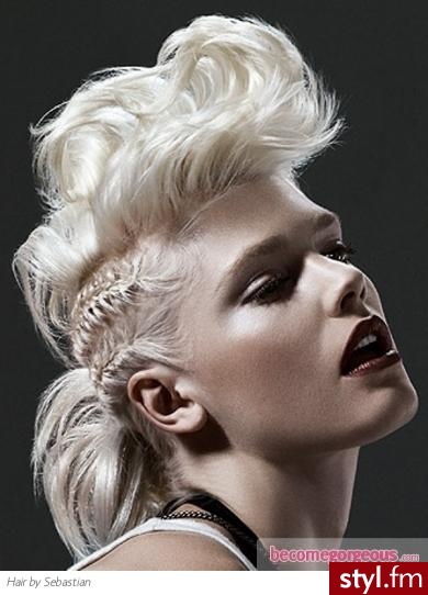 Blond Warkocze Kręcone Na co dzień Długie Fryzury