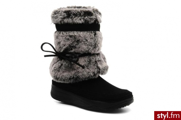 Skechers PÓŁBUTY I BOTKI TONE-UPS CHALET-SNOW WHITE BY SKECHERS (Czarny) - Botki Buty Moda