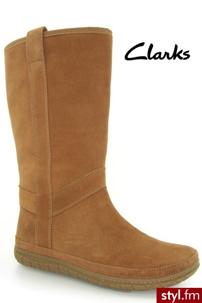 Clarks MORAY BALM CARAMEL - Kozaki Buty Moda