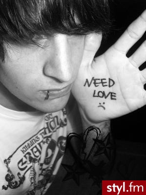 EMO Alternatywne Średnie Fryzury