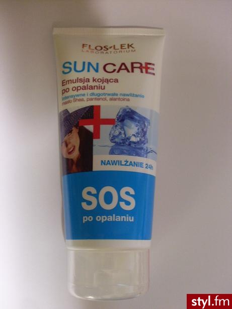 FLOSLEK SUN CARE Emulsja kojąca SOS po opalaniu 200 ml - Emu Buty Moda