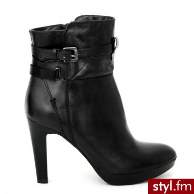 Venezia BOTKI NA PLATFORMIE 42K61220H NER - Botki Buty Moda