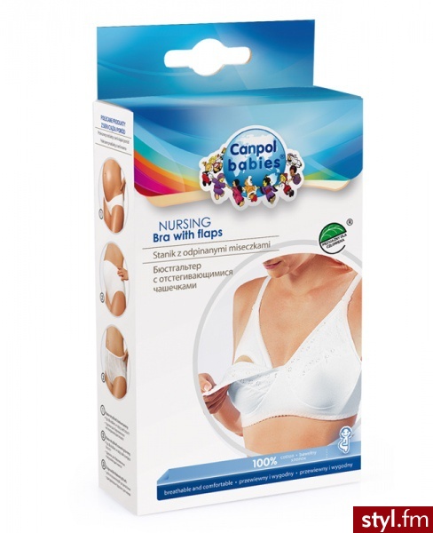 Canpol Biustonosz Dla Matek Karmiących Klasyczny 75 B - Pozostałe Bielizna Moda