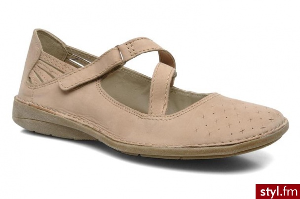 Khrio Balerinki Lemona by (Beżowy) - Balerinki Buty Moda