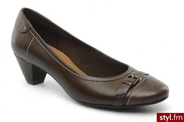 Clarks BALERINKI HOORAY SMILE BY CLARKS (Brązowy) - Balerinki Buty Moda