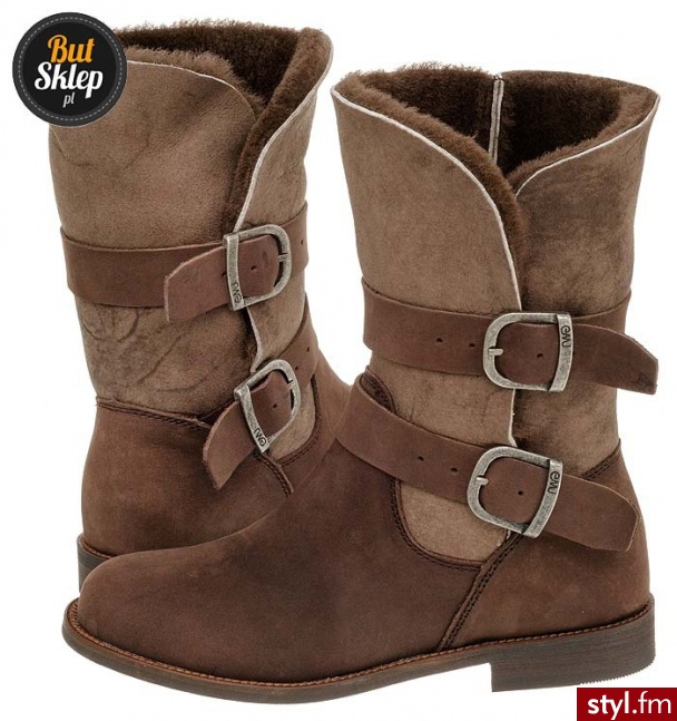 EMU AUSTRALIA BUTY AGNES CHOCOLATE (W10755) - Emu Buty Moda