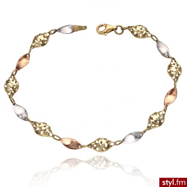 Dandelio złota Bransoletka ARP-BRA-008 - Bransoletki Biżuteria Moda