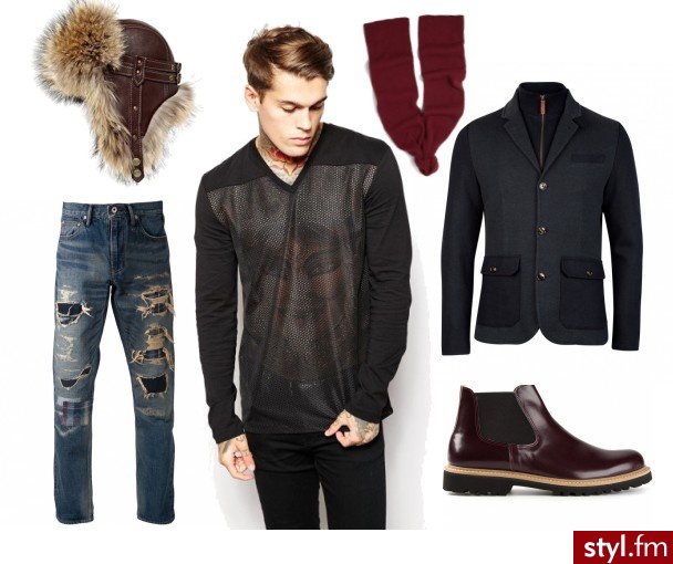 Zima w męskim wydaniu - Styler