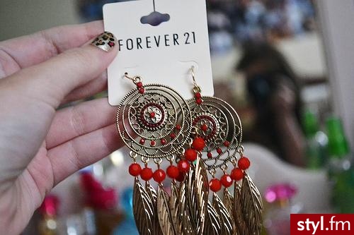 forever21 - Kolczyki Biżuteria Moda