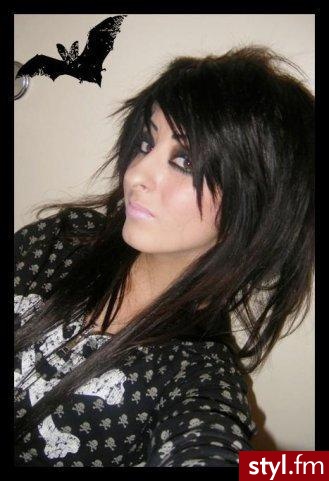 EMO Alternatywne Średnie Fryzury