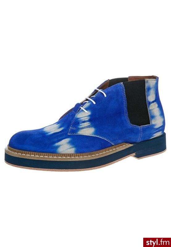 BSTORE BOTKI SZNUROWANE NIEBIESKI (Michael 3) - Botki Buty Moda
