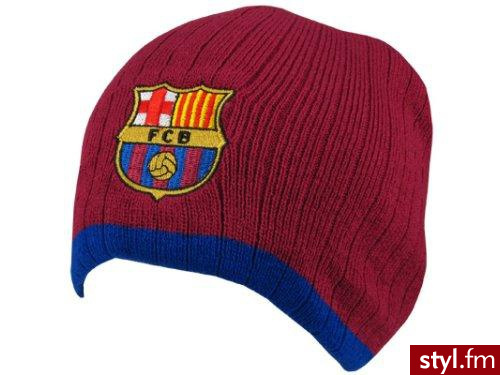 Hbarc61: Fc Barcelona - Czapka Zimowa - Nakrycia głowy Dodatki Moda