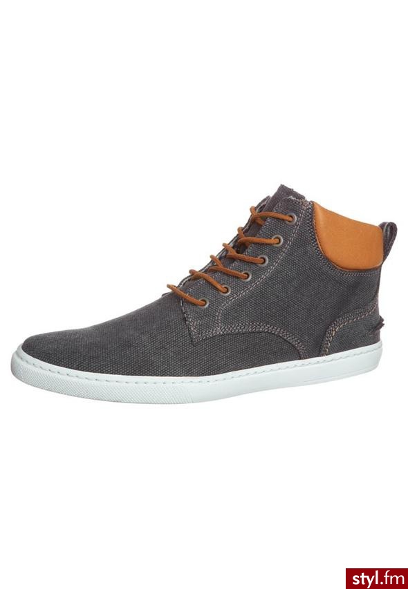 Selected Homme SHANKS Botki sznurowane szary - Botki Buty Moda