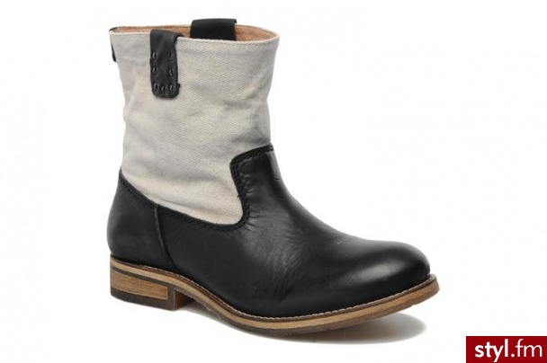 Koah Półbuty i botki Daryl by (Czarny) - Botki Buty Moda
