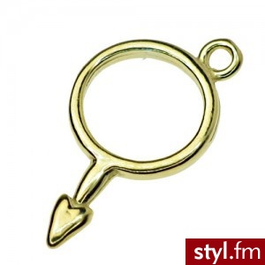 H-S-CHARM 42 srebro 925 pozłacane - Wisiorki Biżuteria Moda