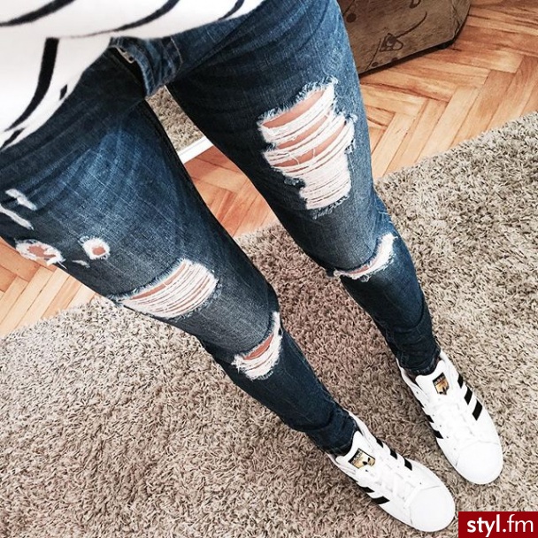 Jeansy Spodnie Moda