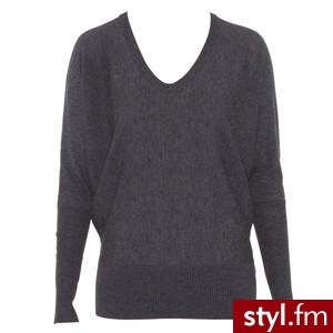 Scoop neck cashmere mix jumper - McQ by Alexander McQueen - Polyvore. Pobrano ze strony: http://www.polyvore.com/cgi/thing?id=24852305&.locale=pl - Pozostałe Ciuchy Moda