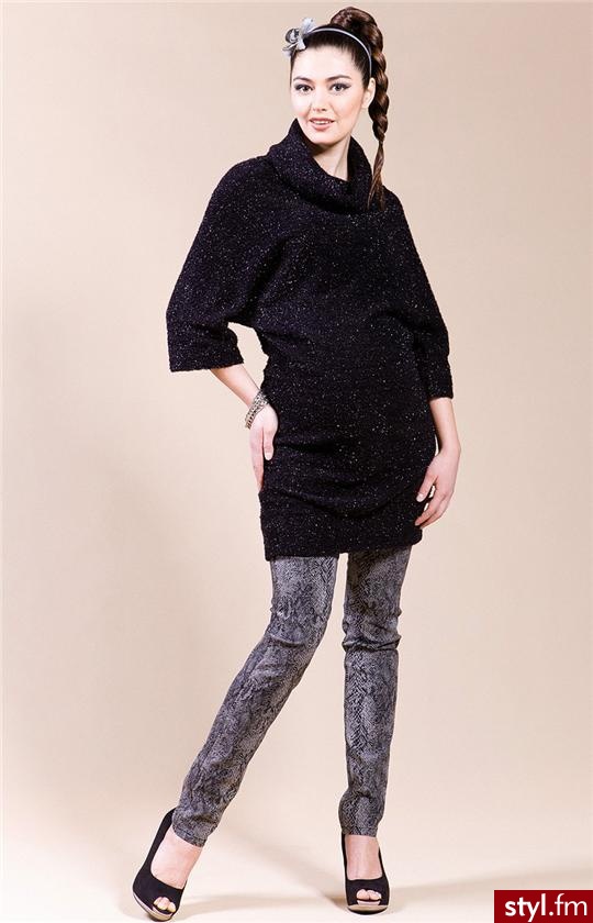 Mama i Ja - odzież ciążowa Inez tunika (czarny) - Tuniki Ciuchy Moda