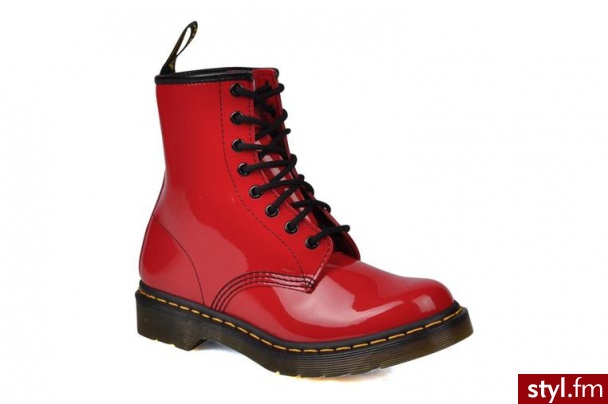 Dr. Martens PÓŁBUTY I BOTKI G2 TOILE W BY DR. MARTENS (Czerwony) - Botki Buty Moda