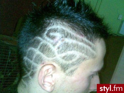 oto  moje  fryzury mam  jeszcze   pomysły  na inne wzorki. I mam jeszcze inne  ciekawe zdjęcia... - Punk Rock Alternatywne Średnie Fryzury
