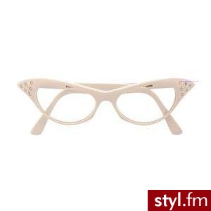 Okularki o bardzo ciekawym kształcie oprawek:) - Nakrycia głowy Dodatki Moda