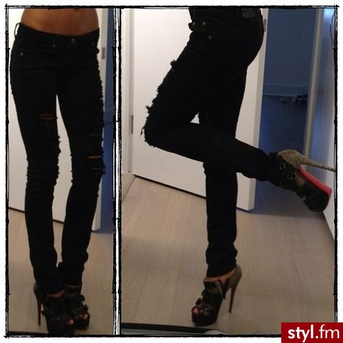 Jeansy Spodnie Moda