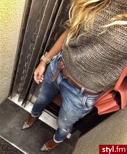 Jeansy Spodnie Moda