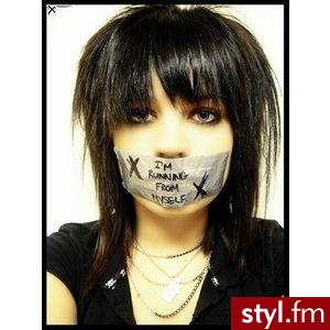 EMO Alternatywne Średnie Fryzury
