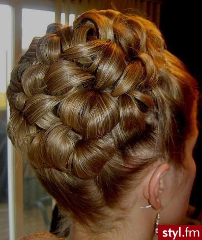 Blond Upięcie Proste Ślubne Krótkie Fryzury