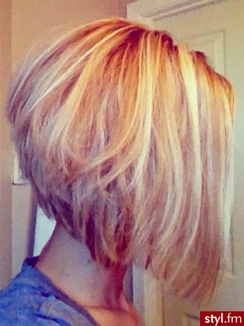 Blond Rozpuszczone Proste Na co dzień Krótkie Fryzury