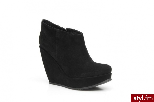 Georgia Rose PÓŁBUTY I BOTKI TAMOLI BY (Czarny) - Botki Buty Moda