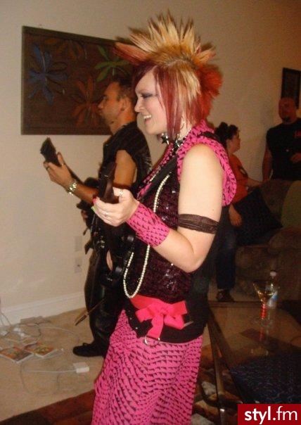 Punk Rock Alternatywne Średnie Fryzury