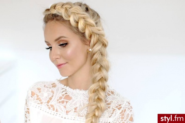 Blond Warkocze Kręcone Na co dzień Długie Fryzury