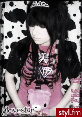 EMO Alternatywne Średnie Fryzury