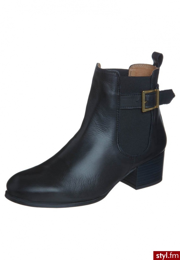 Taupage Botki czarny - Botki Buty Moda
