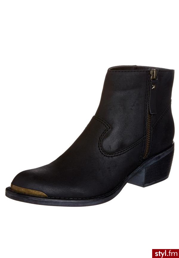 Even&Odd Botki kowbojki i motocyklowe czarny (50BKT27) - Botki Buty Moda